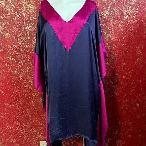 Heidi Houston Melissa Short Kaftan Tunic Mini Dress One Size - Picture 13 of 16